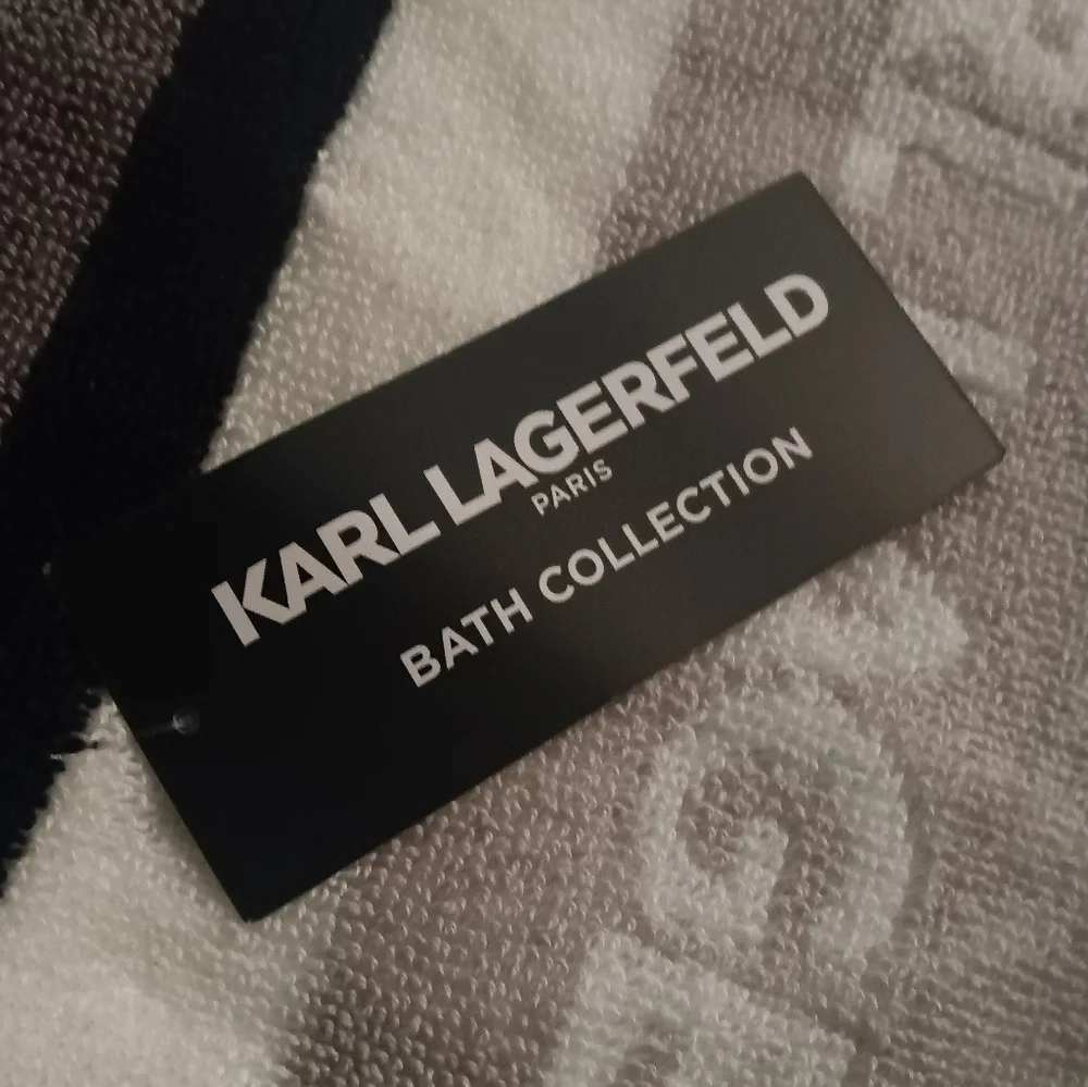 Karl Lagerfeld hand towel